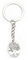 Tranbath Portachiavi con albero della vita in acciaio inox, regalo personalizzato per donne, scelta perfetta come regalo di compleanno o piccola attenzione per la buona amica o la mamma, argento, S