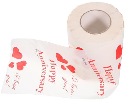 SOLUSTRE Valentinstag-toilettenpapierrolle Mit Muster Toilettenpapierrolle Aus Papier Dekoratives Toilettenpapierpapier