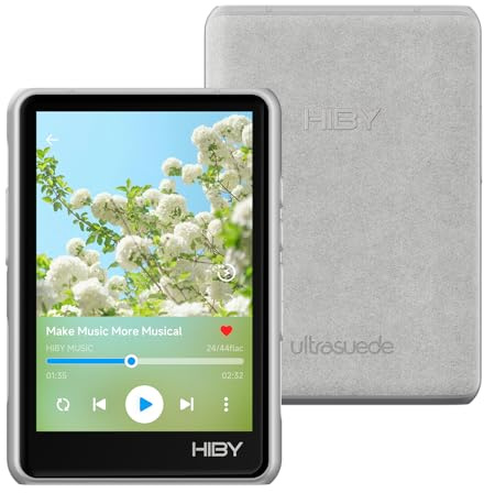 HiBy R3 PRO II MP3 Music Player - Qobuz/Tidal Support, MQA 8X Decoding & Native DSD256, Hi-Res Audio Certified, MP3 Player with Touch Screen & 3.5mm PO + 4.4mm BAL Dual Jacks, 2TB Expanded Memory