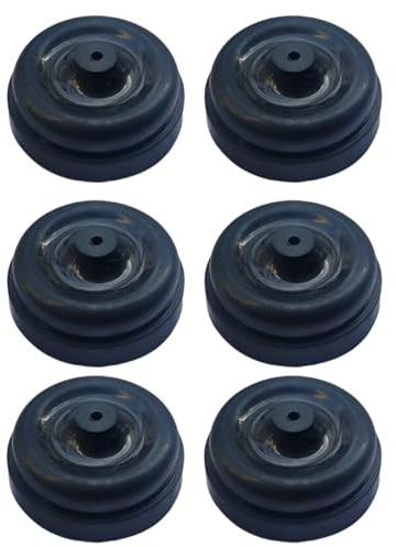 Ersatz-Membrane, Sauerstoffpumpe, Aquarium, Zubehör für Luftpumpe, Silikon-Gummi, Membran, Sauerstoffteil, Ersatzbecher aus Silikon, 6 Stück
