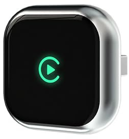 RGBer Wireless CarPlay Adapter – Kabelloser Auto Adapter für iPhone & Android, Plug & Play, Automatische Verbindung, für Fahrzeuge mit kabelgebundenem CarPlay oder Android Auto