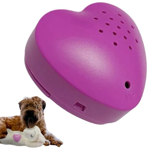 Heartbeat Simulator - Gentle Vibration Calming Recordable Soother, Rhythmic Pulse Replacement Device, Puppy Sleep Aid, Pet Training Tool, Sound Box for Dogs Cats Kids Achieving Better Rest
