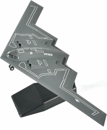 Maquette d'avion au 1/200 représentant Le Bombardier furtif stratégique B-2 l'US Air Force (Avion Militaire fantôme) idéale comme Cadeau