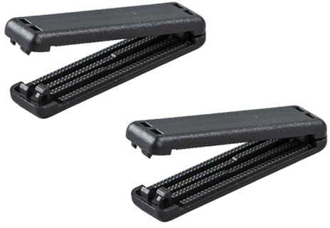ARYIMYDP Ferma Cintura di Sicurezza Auto, 2 Pezzi Regolatori Universali, Riduce la Pressione su Spalla e Collo, Clip Ergonomico per Cinture, Installazione Facile e Veloce Senza Attrezzi