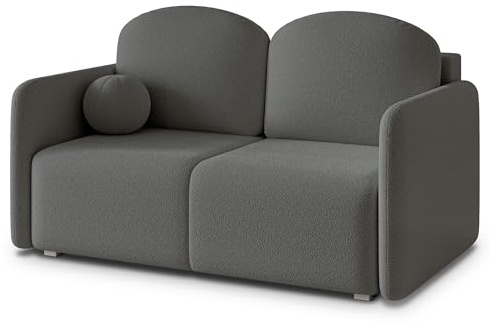 Masseno Sofa SUVI II Q mit Schlaffunktion, Sofa mit Bettkasten, Wohnzimmersofa, Couch, Soffa, Bettsofa, Couchgarnitur- Grau, Quelle 92
