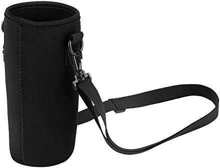 Yosoo Wasserflasche Hülse Tragbare Neopren Wasser Trinken Tragetasche mit Schultergurt für Outdoor Camping Wandern Angeln(#3)