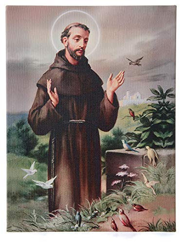 Holyart Poster und Bilder: Bild auf Leinwand Franz von Assisi, 40x30 cm