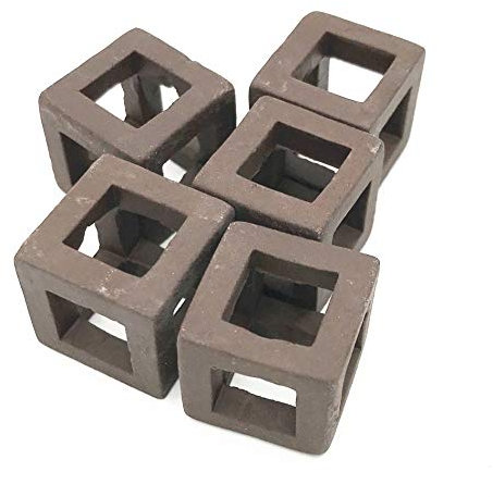 XMHF Keramik-Aquarium Kleine Fische Garnelen Krebse Zucht Würfel Block Shelter 5 Stück