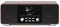 Reflexion HRA19DAB/WD Design DAB+ Radio (2x80Watt) 2,4 TFT Farbdisplay, Uhrenanzeige mit Alarm-Funktion, Bluetooth