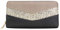 CRAZYCHIC - Portefeuille Paillettes Grande Capacité Femme - Compagnon Porte-Monnaie Long Bande Strass Brillant Cuir PU Multicolore - Plusieurs Compartiments Cartes - Tendance Mode - Noir