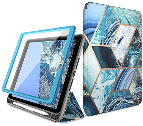i-Blason Cosmo - Funda Protectora para iPad de 10.2 Pulgadas 2019/2020, Azul océano