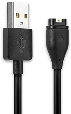 subtel 1m Ersatz USB Kabel kompatibel mit Garmin Fenix 7, 6, 6 Pro, 6X Pro, Vivoactive 4, 4S, 3, Venu 2 Smartwatch Ladekabel Smartwatch Connector auf USB A 2.0 Datenkabel 1A, Sportuhr Fitness Uhr