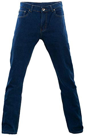 Toocool - Jeans Uomo Pantaloni Imbottiti Pile Felpati Foderati Regular Fit H001 [52,Blu]