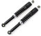 BISOMO Federbeine Stoßdämpfer 340mm 1 Paar, Hydraulisch gedämpft, 5-fach verstellbar, Tuning, Geeignet für Simson S50, S51, S53, S70, Schwalbe, Sperber, Habicht, Duo, Kreidler, Hercules, Zündapp