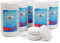 Cristal Multitabs E-Chlor 200g - 5 kg Poolpflege-Set - 5 in 1 Langzeit-Chlortabletten für kristallklares Wasser - Für Pools ab 25 m³