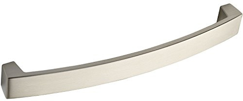 OBF 08 7550 46.19 Grimme Möbelgriff Aktik Schubladengriff, Breite 212 mm Schrankgriff Aluminium Edelstahl-Effekt, Silber