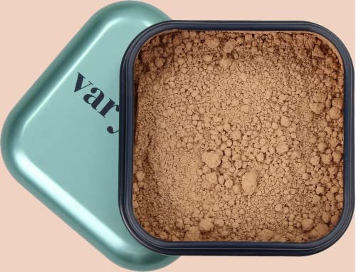 vary vace Concealer margret (dunkel) refill,mit hoher Deckkraft, Weichzeichner und Mattiererer, in der Metallpuderdose, nachfüllbar, zertifizierte Naturkosmetik, vegan, plastikfrei
