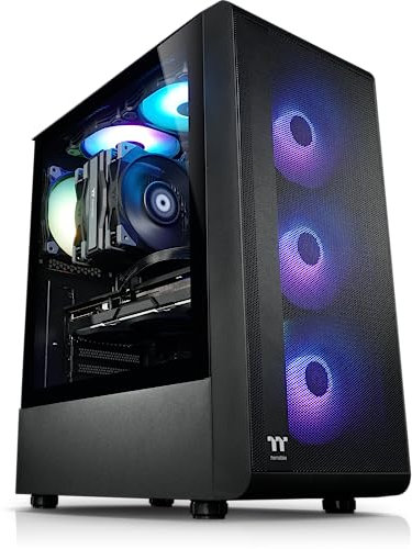 Thermaltake Toughline Air 2 | Gaming PC | AMD Radeon RX 6700 XT |AMD Ryzen 7 7700X | Windows 11 Home | Black