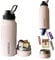 NEREUS Water Bottle with hidden/secret compartment - thermal lined for hot and cold drinks (Seashell Pink)