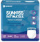 SUNKISS INTIMATES Einweg-Menstruationshöschen für Frauen mit starker Blutung, Unparfümierte Wochenbett Unterwäsche, Weiß, Größe S/M, 10 Stück