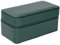 molshine Custodia portatile per orologi e occhiali da sole, custodia per occhiali e gioielli, scatola da viaggio per donna, uomo, ragazza (Verde Giada)