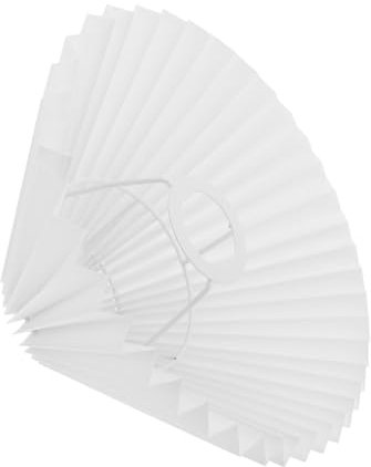 jojofuny Pantalla De Tela Plisada Para Lámpara De Dormitorio E27 De Luz Blanca Decoración Elegante Material Duradero Adecuada Para Lámparas De Pie Mesa