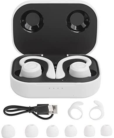 Beufee Kabellose Ohrhörer, Bluetooth-Kopfhörer Mit Ladebox, Stereo-Ohrhörer Für Handy, Gaming, Computer, Laptop(Weiß)