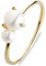 CHRIST Damen-Damenring 585er Gelbgold Süßwasserperle 56 Gelbgold 32027354