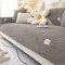 Plüsch-Sofabezüge aus Cordstoff, L-Form, Möbelschutz für Hunde, Haustiere, rutschfeste Couchbezüge für Ecksofa im Wohnzimmer, Grau, 70 x 140 cm