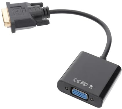 CAXUSD Câble Adaptateur Vers Male à Femelle Convertisseur Compatible Avec Pc Et Moniteurs Noir