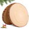 Holzscheiben,2 Stücke 30-35cm Holz Log Scheiben,Baumscheiben,Ungebohrte Holzkreise,Ungebohrte Baumscheibe,Holzplatte Rund,2 CM Dicke Für DIY Basteln,Untersetzer Holz,Hochzeit,Dekoration