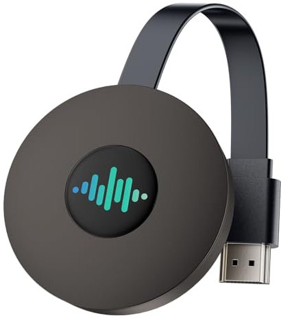 Miracast Dongle 4K & 5G sans Fil HDMI pour i-Phone/i-Pad/Android/i-OS/Mac (Prend en Charge Miracast, DLNA, Airplay)