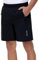 Rvinroo Sport Shorts Herren Schnelltrocknende Training Herren Gym Bodybuilding lässige Shorts Basketball Atmungsaktive Laufshorts mit Reißverschlusstasche Black XL