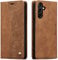 QLTYPRI Wallet Case for Samsung Galaxy A56 5G, Vintage PU Leather Folio Case with Card Slots Kickstand Magnetic Closure Shockproof Flip Phone Cover for Samsung A56 5G - Retro Brown