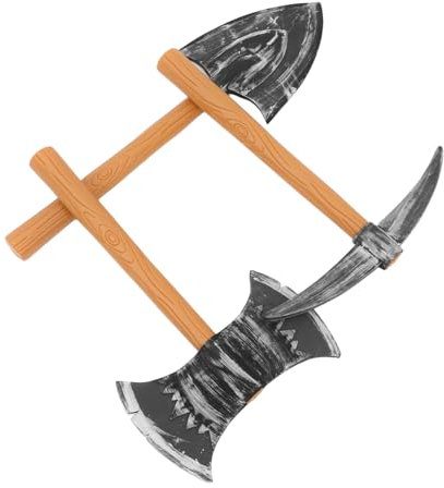 ERINGOGO 3pièces Lot de Pioches Et Pelles Mousse Accessoire De Déguisement pour Costume De Nain Fausse Décorative