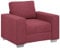 vidaXL Sessel Weinrot 59 cm Stoff