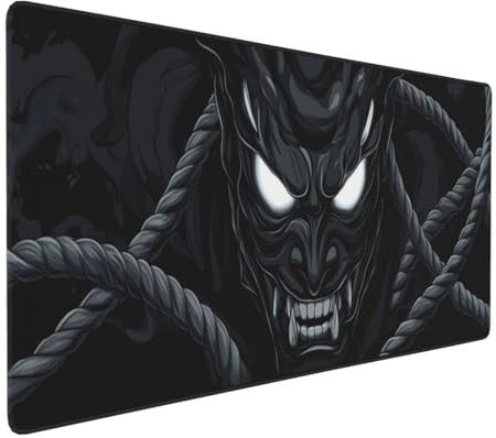 Large Gaming Mouse Pad 700x400mm Extended Mouse Mat XXL, Japanese Mouse Mat Gaming, Improves Speed Precision, Big Mousepad with Non-Slip Rubber Base and Stitched Edge, for Home/Office/Gamer P122
