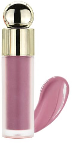 Huxibai Rubor Líquido Rosa - Maquillaje Líquido Tinte para Rostro - Labial Mate de Alta Pigmentación, Duradero, Difuminable y Aplicación