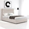 OAT Home Prestbury Ottoman Storage Bed Frame Pillow Headboard Design Charcoal Grey/Natural - Double/King Size (Natural, King (U.K. Standard))