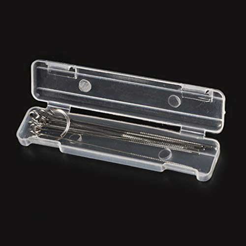 10 Stück 0,6 mm - 1,3 mm Gitarrennadelfeilen, Düse, Schweißspitzenreiniger, Feilen, Werkzeug-Set