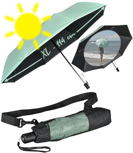 iX-brella Super Mini Taschenschirm mit großem Dach 94cm Camouflage