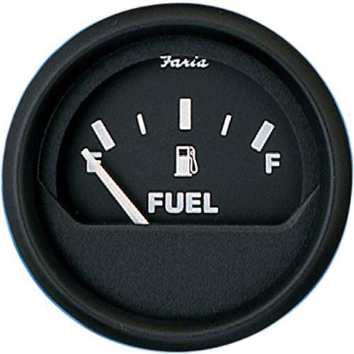 Faria Beede Instruments Faria Beede Faria 12801 Euro Fuel Level Gauge (E-1/2-F) - 2, Black