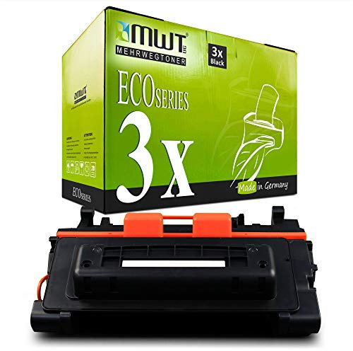 3X Kraft Office Supplies kompatibel Toner für HP Laserjet Enterprise M 501 506 xh dh x DN n ersetzt CF287X 87X Black