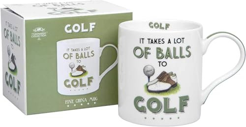 The Leonardo Collection Mug de golf comique