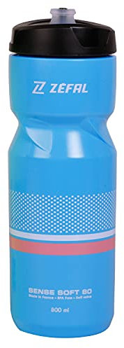 Zefal Unisex – Erwachsene Sense M80 Trinkflasche, Cyan bl(pink/weiß), 800ml