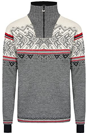 Dale of Norway Herren Vail Wp Masc Pullover, grau/weiß/grau, M