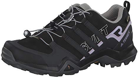 adidas Damen Terrex Swift R2 GTX Wanderhalbschuhe, Cblack Dgsogr Prptnt, 38 EU