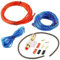 SLS SHOP KIT COMPLETO CAVI AUDIO RCA PER ISTALLAZIONE AMPLIFICATORE ALIMENTAZIONE IN AUTO cavi audio RCA installazione amplificatore auto subwoofer car cablaggio cavo