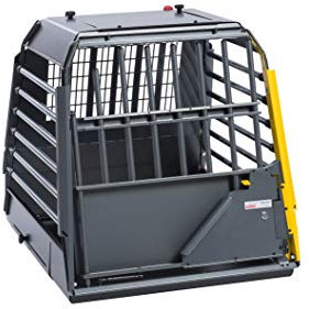 Hunde Transportbox VarioCage Einzelbox SXS, Kleinmetall, Hundebox für den Kofferraum für kleine Hunde