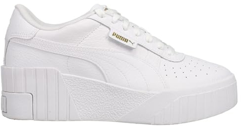 Puma Women's Cali Wedge Puma White/Puma White 9 Medium